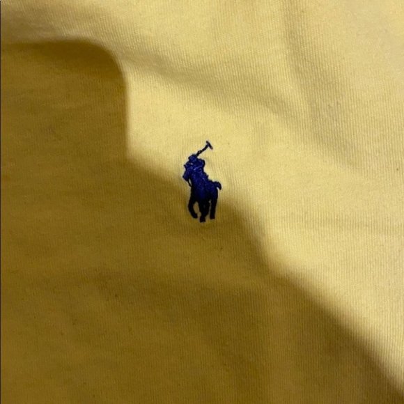 Polo Ralph Lauren Boy Yellow Short Sleeve T-Shirt Size Medium - Picture 3 of 4